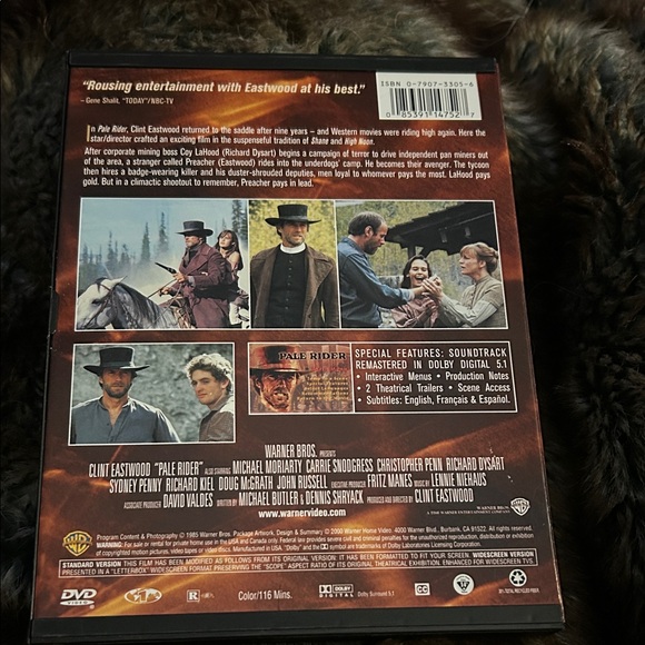 Pale Rider DVD - Picture 2 of 4